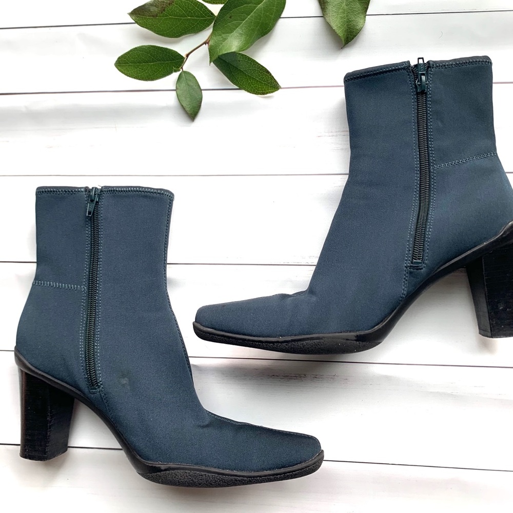 Apostrophe Naomi Toe Fabric Ankle Boots Size 8